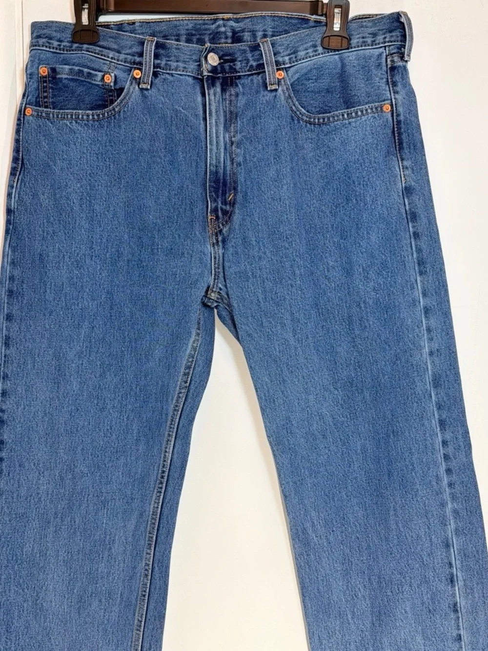 Levi's 505 Cotton Denim Blue Jeans 38x34